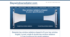 Desktop Screenshot of baywindowradiator.com