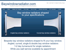 Tablet Screenshot of baywindowradiator.com